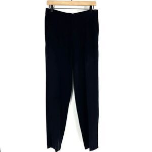 Vince Pants Size Small Womens Black Crepe Lounge Trousers Pull On Straight Leg
